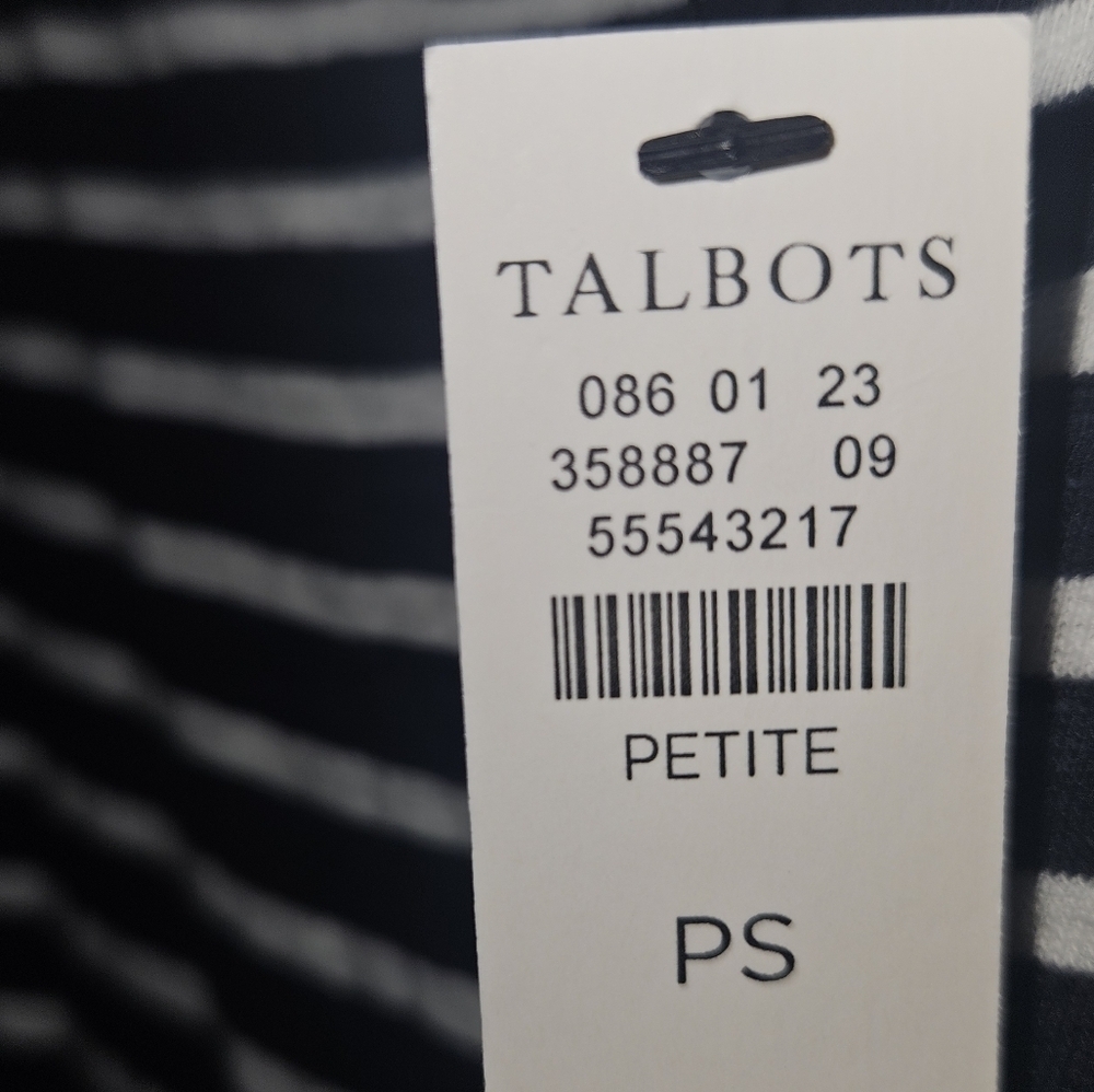 NWT Talbots Button Detail Shoulder Tie Front Tank Dress - Picture 4 of 5
